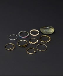 Burner（バーナー）の「【Cr+ov（クローヴ）】デザインリング　10点セット　cro-ring-1（リング）」