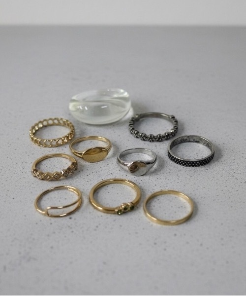 Burner（バーナー）の「【Cr+ov（クローヴ）】デザインリング　10点セット　cro-ring-1【GBT】（リング・メンズ・その他10/A/H/J/O/Q/X/Z/その他1/C/D/E/F/S/T/U/V/W/その他11/K/L/M/N/その他14/その他15/その他12/B/G/I/P/R/Y・FREE）」の11枚目の写真