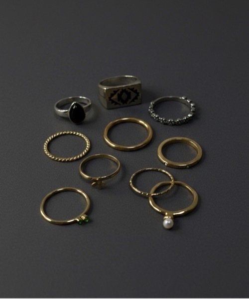 Burner（バーナー）の「【Cr+ov（クローヴ）】デザインリング　10点セット　cro-ring-1【GBT】（リング・メンズ・その他10/A/H/J/O/Q/X/Z/その他1/C/D/E/F/S/T/U/V/W/その他11/K/L/M/N/その他14/その他15/その他12/B/G/I/P/R/Y・FREE）」の16枚目の写真