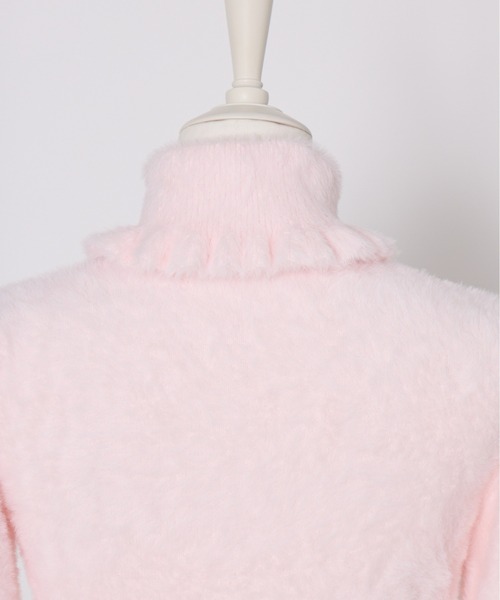 Fiorforte(フィオルフォルテ)の「Shaggy peplum knit(ニット/セーター・レディース・ホワイト/ピンク・FREE)」の15枚目の写真