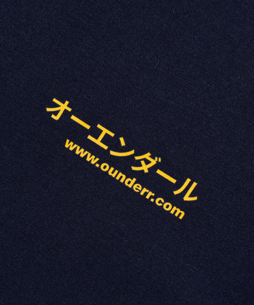OUNDERR(オアンダーアール)の「RIDING BIKE CAT オーバーサイズ 半袖Tシャツ (ネイビー)(Tシャツ/カットソー・レディース・その他・SMALL/MEDIUM/LARGE/X-LARGE/2XL)」の2枚目の写真