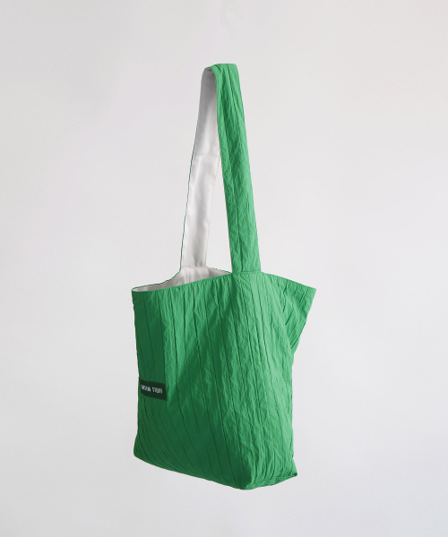 GREEN STUFF（グリーンスタッフ）の「シンプルなショッパーバッグ62ボリュームライン - green（ショルダーバッグ・レディース・その他・FREE）」の3枚目の写真