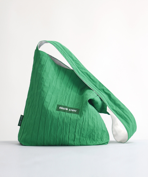 GREEN STUFF（グリーンスタッフ）の「シンプルなショッパーバッグ62ボリュームライン - green（ショルダーバッグ・レディース・その他・FREE）」の4枚目の写真