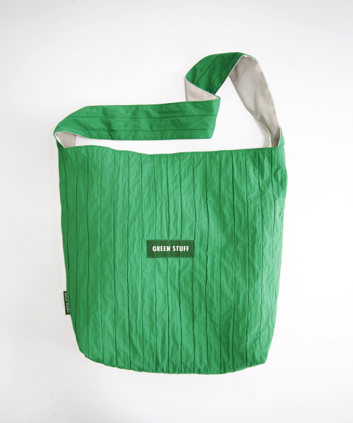 GREEN STUFF（グリーンスタッフ）の「シンプルなショッパーバッグ62ボリュームライン - green（ショルダーバッグ・レディース・その他・FREE）」の7枚目の写真