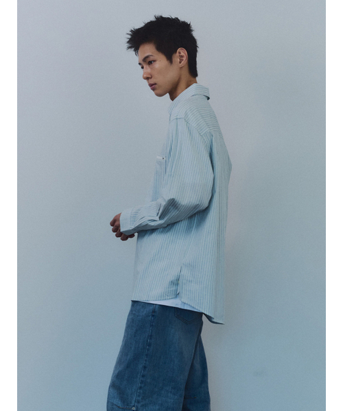 KIJUN MEN(キジュンメンズ)の「Natural Stripe Button Down Shirt Blue(シャツ/ブラウス・メンズ・その他・LARGE/MEDIUM)」の11枚目の写真