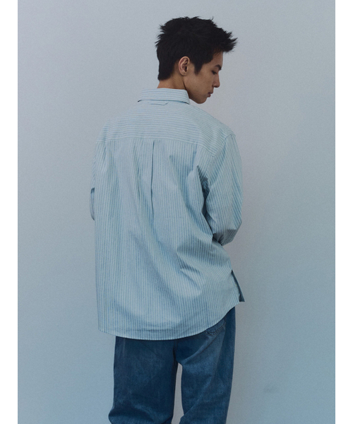 KIJUN MEN(キジュンメンズ)の「Natural Stripe Button Down Shirt Blue(シャツ/ブラウス・メンズ・その他・LARGE/MEDIUM)」の10枚目の写真
