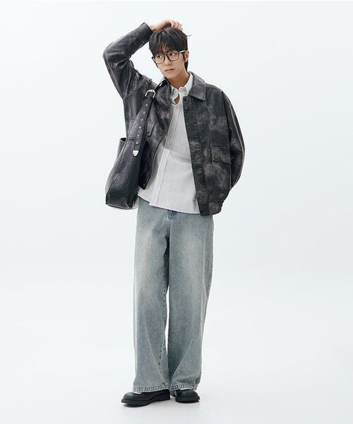 KIJUN MEN(キジュンメンズ)の「Natural Stripe Button Down Shirt Blue(シャツ/ブラウス・メンズ・その他・LARGE/MEDIUM)」の2枚目の写真
