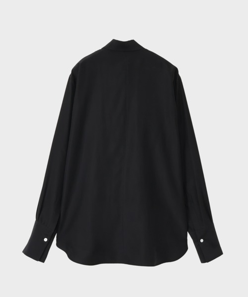 CINOH（チノ）の「SILK CHIC SHIRT（シャツ/ブラウス・レディース・ブラック・38）」の3枚目の写真