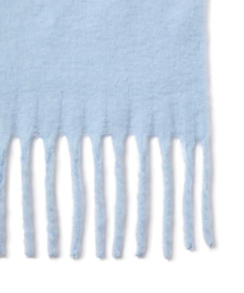 ROPE' PICNIC（ロペピクニック）の「バルキーフリンジストール（ストール/ショール・レディース・サックスブルー/グレー/キナリ/ベージュ系その他・FREE）」の13枚目の写真