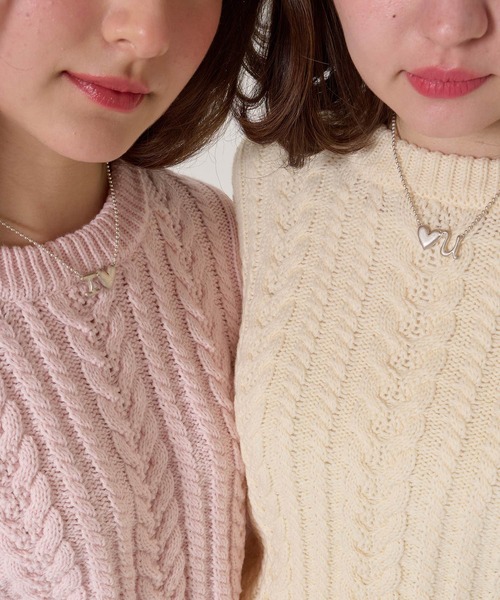 TINA：JOJUN（ティーナジョジュン）の「I Love You ペアネックレス TINA：JOJUN（ネックレス・レディース・シルバー・F）」の9枚目の写真