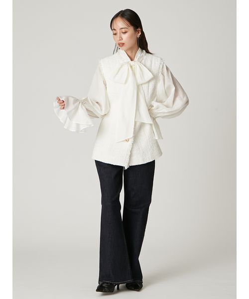 FRAY I.D（フレイアイディー）の「【Lee× FRAY I.D】フレアパンツ（デニムパンツ・レディース・ブルー/インディゴブルー・0/1）」の21枚目の写真