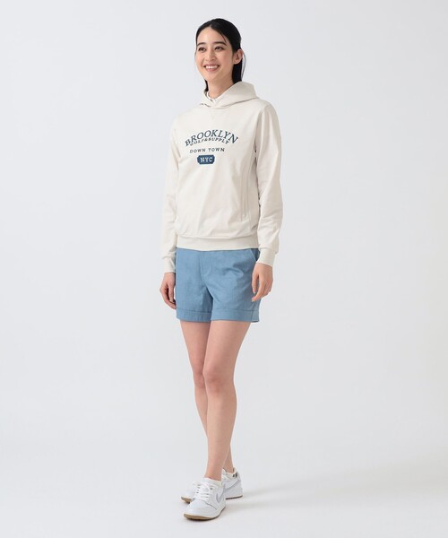 BEAMS GOLF（ビームスゴルフ）の「〈WOMEN〉PURPLE LABEL / ブルックリン 裏毛 スウェットパーカー（パーカー・レディース・グレー/ホワイト系その他5・LARGE/MEDIUM/SMALL）」の20枚目の写真