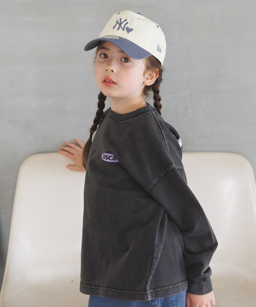 BAYFLOW（ベイフロー）の「[長いシーズン活躍！]SNOWバックプリントTシャツ(KIDS)（Tシャツ/カットソー・キッズ・オフホワイト/チャコール/ラベンダー・110cm/120cm/130cm/140cm/150cm）」の9枚目の写真