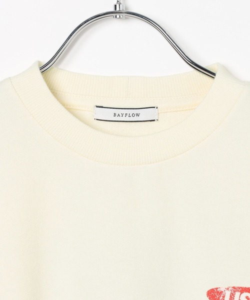 BAYFLOW（ベイフロー）の「[長いシーズン活躍！]SNOWバックプリントTシャツ(KIDS)（Tシャツ/カットソー・キッズ・オフホワイト/チャコール/ラベンダー・110cm/120cm/130cm/140cm/150cm）」の17枚目の写真