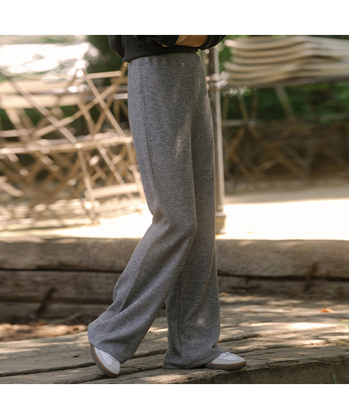 Soft rib jersey pants TIFA03PT03_Charcoal