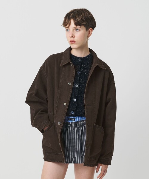 セール】＜H＞オーバーダイ デニム カバーオール（カバーオール）｜H