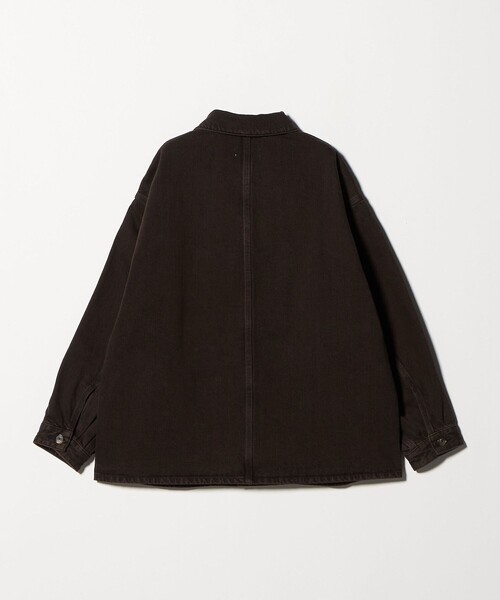 H　BEAUTY&YOUTH UNITED ARROWS（エイチビューティーアンドユースユナイテッドアローズ）の「＜H＞オーバーダイ デニム カバーオール（カバーオール・レディース・パープル/ダークブラウン・S/M）」の7枚目の写真