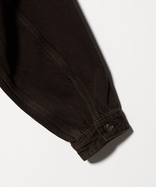 H　BEAUTY&YOUTH UNITED ARROWS（エイチビューティーアンドユースユナイテッドアローズ）の「＜H＞オーバーダイ デニム カバーオール（カバーオール・レディース・パープル/ダークブラウン・S/M）」の9枚目の写真