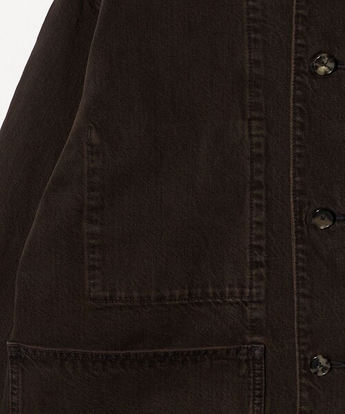 H　BEAUTY&YOUTH UNITED ARROWS（エイチビューティーアンドユースユナイテッドアローズ）の「＜H＞オーバーダイ デニム カバーオール（カバーオール・レディース・パープル/ダークブラウン・S/M）」の10枚目の写真