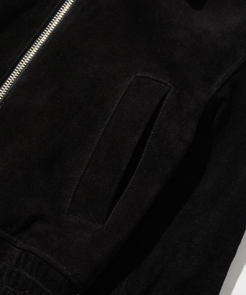 ANDROS(アンドロス)の「Cropped Suede Jacket (Black)(ライダースジャケット・レディース・その他・SMALL/MEDIUM)」の5枚目の写真