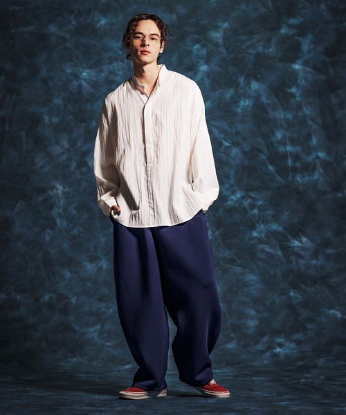Jih Nunc(ジーヌンク)の「mp14516- ポンチ刺繍バルーンパンツ(JIH-R1150)(その他パンツ・メンズ・ネイビー/ホワイト/ブラック・L/M/S)」の21枚目の写真