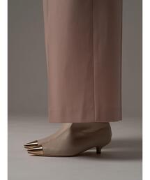 Te chichi（テチチ）の「ポインテッドメタルフラットブーツ（ブーツ）」