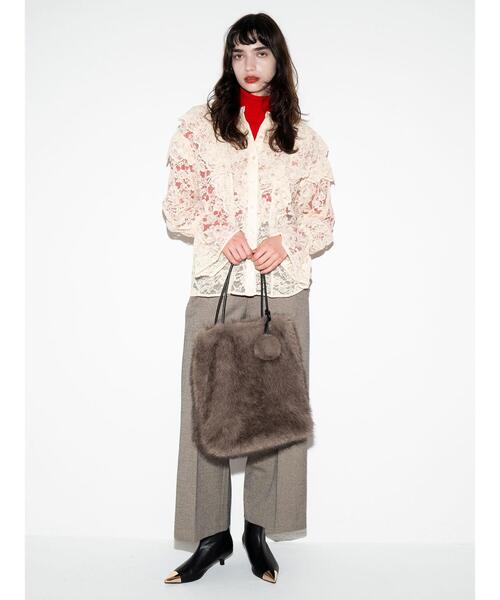 Te chichi（テチチ）の「ポインテッドメタルフラットブーツ（ブーツ・レディース・ブラック/オフホワイト・37/38）」の15枚目の写真