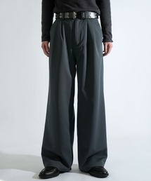 Starting Over（スターティングオーバー）の「two tuck baggy trousers/ツータック バギー トラウザー タックワイドパンツ（スラックス）」