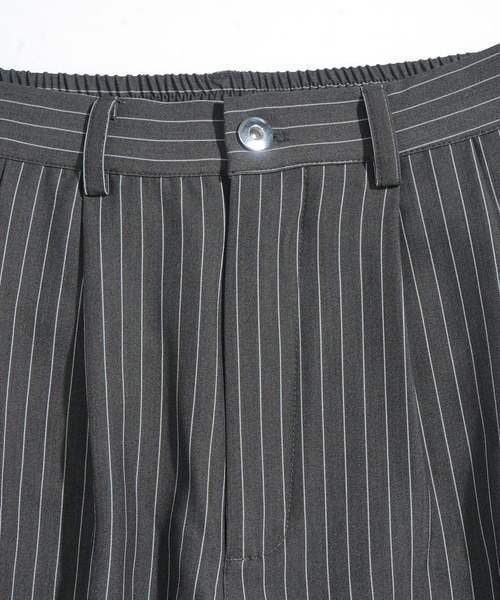Starting Over（スターティングオーバー）の「two tuck baggy trousers/ツータック バギー トラウザー タックワイドパンツ（スラックス・メンズ・チャコールグレー/ブラック/グレー系その他・M/L）」の7枚目の写真