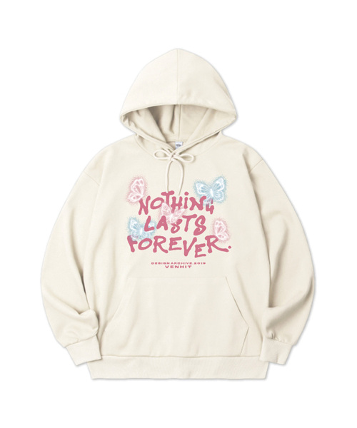 VENHIT(ベンヒット)の「NOTHING フードパーカー(パーカー・レディース・その他/ライトグレー/ブラック/ベージュ/クリーム/パープル系その他2/ブラック系6/ライトパープル・M/L/2XL/XL/LARGE/MEDIUM/X-LARGE)」の6枚目の写真