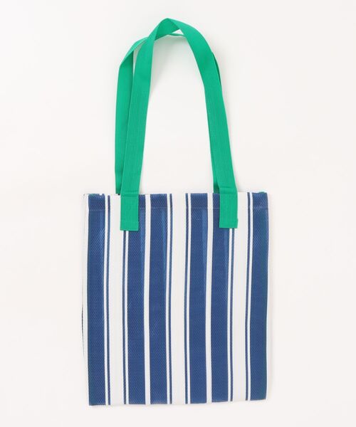 LILA&FLEUR(リラアンドフルール)の「Market Bag(トートバッグ・レディース・ホワイト×ネイビー/ブルー系/マルチ/グリーン×オレンジ/イエロー系/ホワイト×グリーン・ONE SIZE)」の8枚目の写真