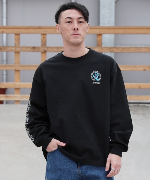 SANTA CRUZ(サンタクルーズ)の「SANTACRUZ/サンタクルーズ SPDWHL SCRM STRPCHST LS 502261403(Tシャツ/カットソー・メンズ・ホワイト/ブラック・L/XL/M)」の9枚目の写真