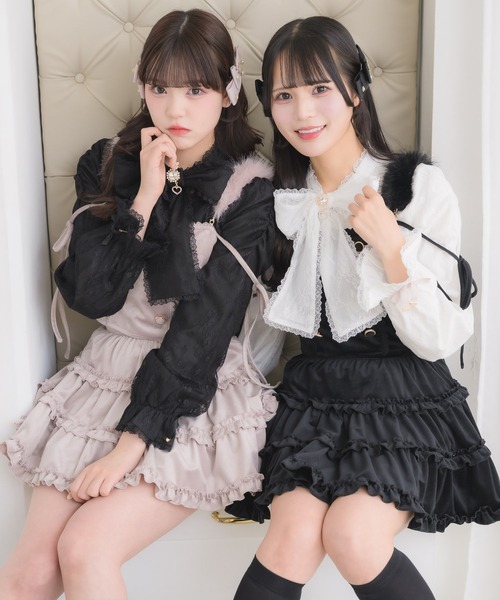 ROJITA(ロジータ)の「レースボウタイブラウス(シャツ/ブラウス・レディース・マルチ/ブラック/ホワイト・FREE)」の14枚目の写真