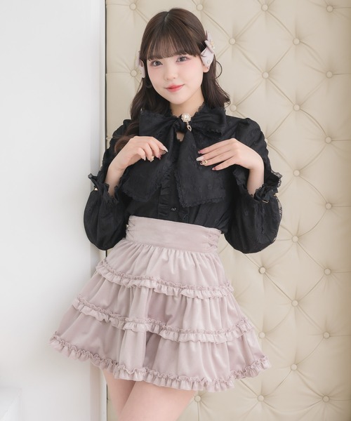 ROJITA(ロジータ)の「レースボウタイブラウス(シャツ/ブラウス・レディース・マルチ/ブラック/ホワイト・FREE)」の18枚目の写真