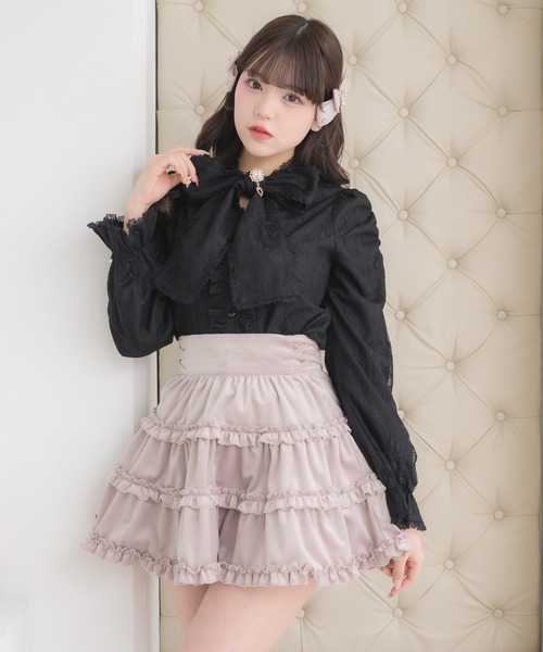 ROJITA(ロジータ)の「レースボウタイブラウス(シャツ/ブラウス・レディース・マルチ/ブラック/ホワイト・FREE)」の19枚目の写真