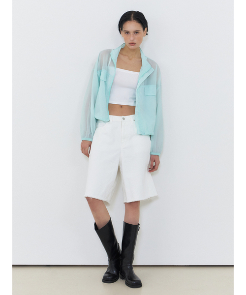 ETMON（エトモン）の「Sheer Wind Jumper, Mint（ナイロンジャケット・レディース・その他・FREE）」の2枚目の写真