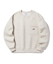 SLIT STUDIO（エスリットスタジオ）の「レタリングポケット裏起毛スウェットシャツオートミール（スウェット）」