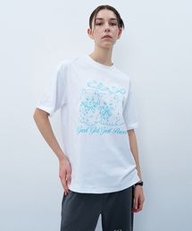 NCOVER（エヌカバー）の「リボンキャッツ半袖Tシャツホワイト（Tシャツ/カットソー）」