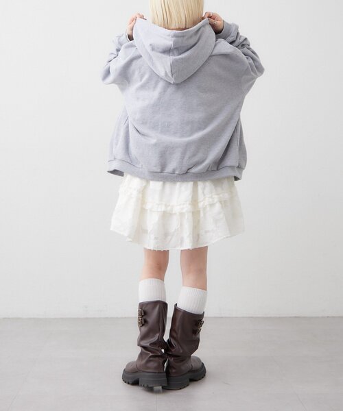 w closet（ダブルクローゼット）の「ジャガードミニキャミワンピ（ワンピース・レディース・ブラック/アイボリー/ブラウン・FREE）」の17枚目の写真