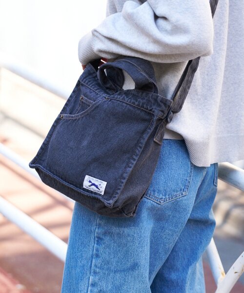 PENNEYS(ぺニーズ)の「【FOX】別注デニム2WAYショルダーバッグ(ショルダーバッグ・レディース・ブラック/ネイビー・ONE SIZE)」の20枚目の写真