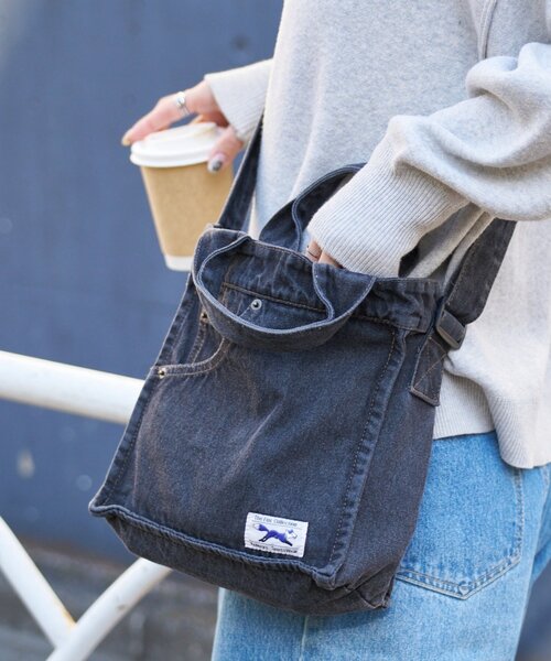 PENNEYS（ぺニーズ）の「【FOX】別注デニム2WAYショルダーバッグ（ショルダーバッグ・メンズ・ブラック/ネイビー・ONE SIZE）」の14枚目の写真