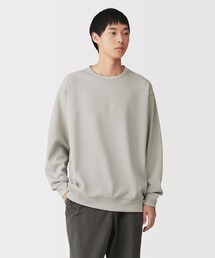 紳士 UVカット乾きやすいワッフルクルーネック長袖Tシャツ