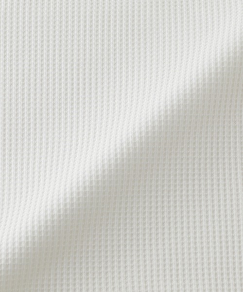 無印良品(ムジルシリョウヒン)の「紳士 UVカット乾きやすいワッフルクルーネック長袖Tシャツ(Tシャツ/カットソー・メンズ・ダークネイビー/ライトグレー/ブルー系/チャコールグレー/オフホワイト/ブラック・XL/L/S/M)」の9枚目の写真