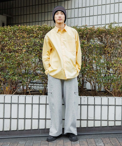 niko and...（ニコアンド）の「イージーケア無地シャツ（シャツ/ブラウス・メンズ・サックスブルー/イエロー/オフホワイト・MEDIUM/LARGE）」の16枚目の写真