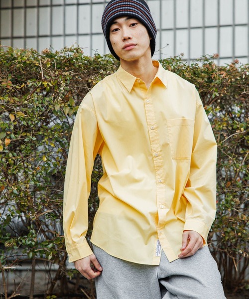 niko and...（ニコアンド）の「イージーケア無地シャツ（シャツ/ブラウス・メンズ・サックスブルー/イエロー/オフホワイト・MEDIUM/LARGE）」の20枚目の写真