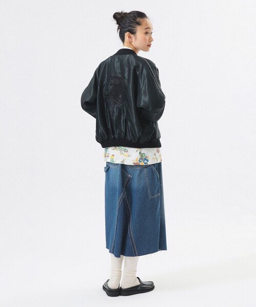 東洋エンタープライズ(トーヨーエンタープライズ)の「【別注】テーラー東洋 / 50th 50% スカジャン(スカジャン・レディース・ネイビー・ONE SIZE)」の5枚目の写真