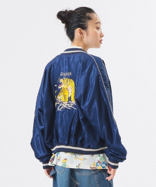 東洋エンタープライズ(トーヨーエンタープライズ)の「【別注】テーラー東洋 / 50th 50% スカジャン(スカジャン・レディース・ネイビー・ONE SIZE)」の7枚目の写真