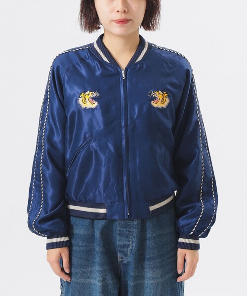 東洋エンタープライズ(トーヨーエンタープライズ)の「【別注】テーラー東洋 / 50th 50% スカジャン(スカジャン・レディース・ネイビー・ONE SIZE)」の12枚目の写真