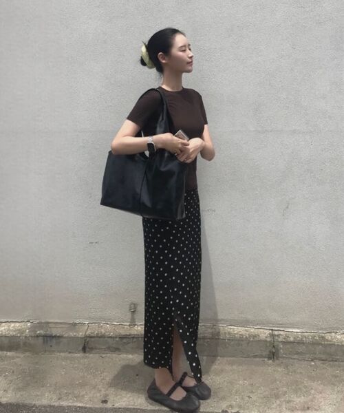 320SHOWROOM（320ショールーム）の「Polka Dot Banding Skirt Black（スカート・レディース・ブラック・MEDIUM/SMALL）」の11枚目の写真