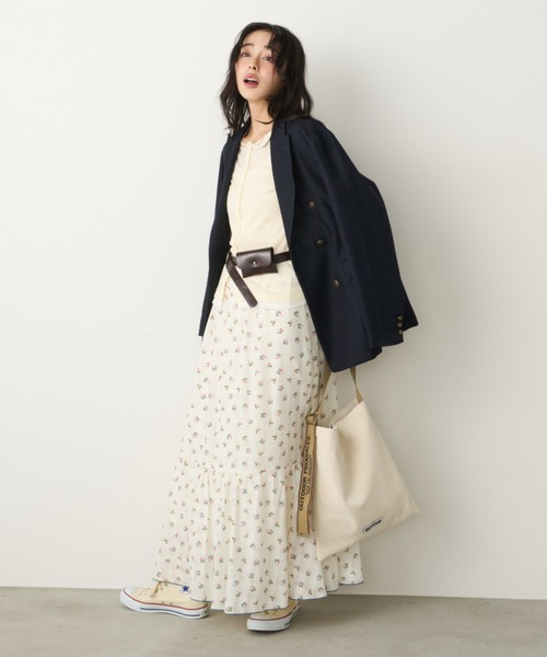 Unitage(ユニテージ)の「【OUTDOOR PRODUCTS】Jacquard Tape Tote(トートバッグ・レディース・アイボリー/キャメル/ブラック・FREE)」の18枚目の写真